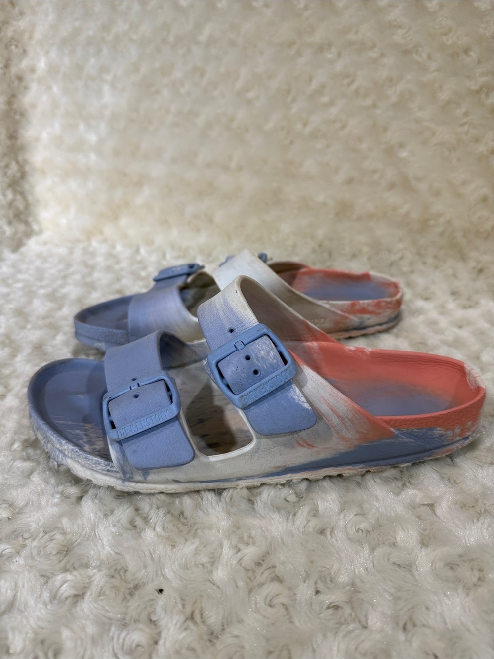 Birkenstock rubber sandals sz 8